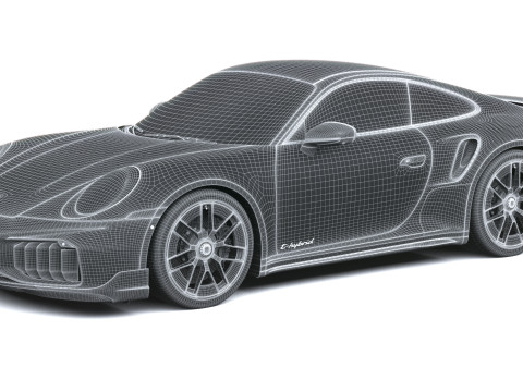 Porsche 911 Turbo S Coupé Aero 2026 Modelo 3D