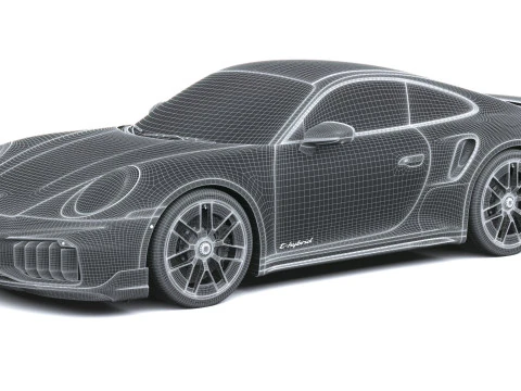 Porsche 911 Turbo S Coup&eacute; Aero 2026 Modelo 3D