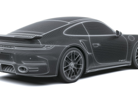 Porsche 911 Turbo S Coupé Aero 2026 Modelo 3D