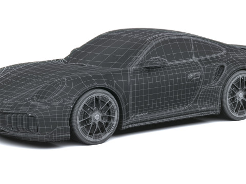 Porsche 911 Turbo S Coupé Aero 2026 Modelo 3D