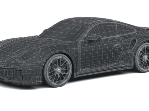 Porsche 911 Turbo S Coup&eacute; Aero 2026 Modelo 3D