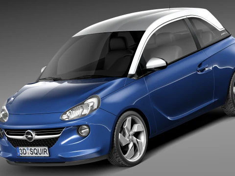 Opel Adam 2013 3D Model