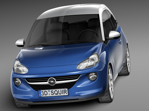 Opel Adam 2013 3D-Modell