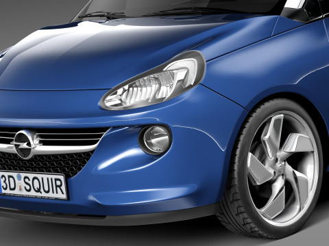 Opel Adam 2013 3D-Modell