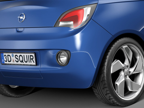 Opel Adam 2013 3D-Modell