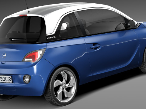 Opel Adam 2013 3D-Modell