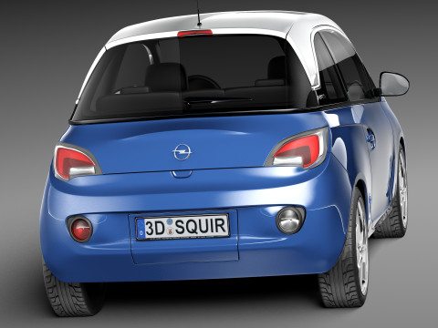Opel Adam 2013 3D-Modell