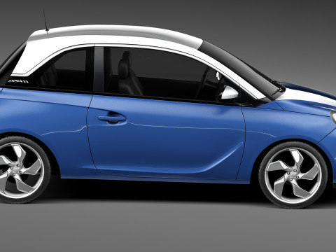 Opel Adam 2013 3D-Modell