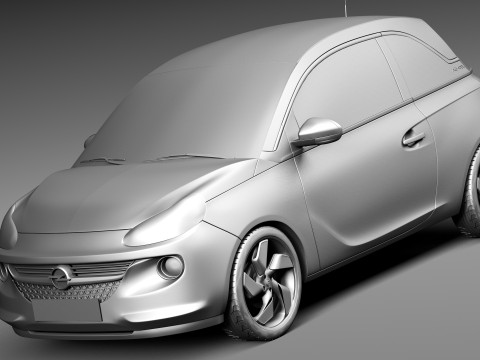 Opel Adam 2013 3D-Modell