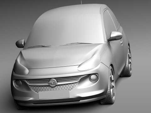 Opel Adam 2013 3D-Modell