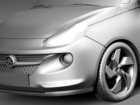 Opel Adam 2013 3D-Modell