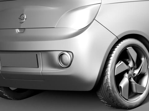 Opel Adam 2013 3D-Modell