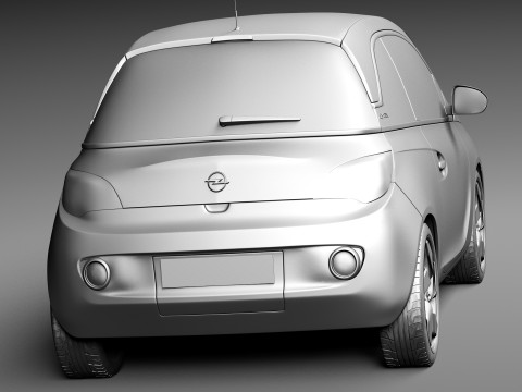 Opel Adam 2013 3D-Modell