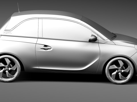 Opel Adam 2013 3D-Modell