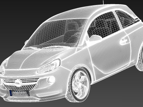Opel Adam 2013 3D-Modell