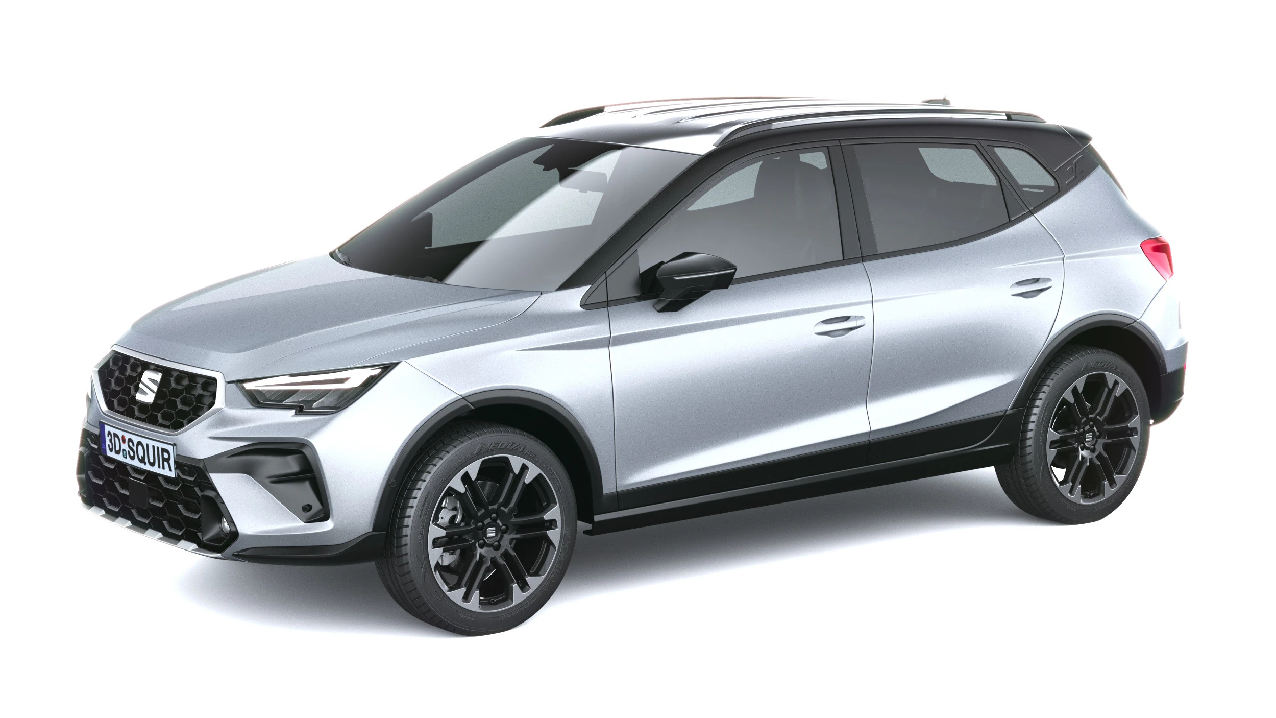 Seat Arona 2026 3D Model .c4d .max .obj .3ds .fbx .stl .blend