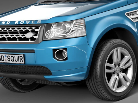 Land Rover Freelander 2 2013 3D Model