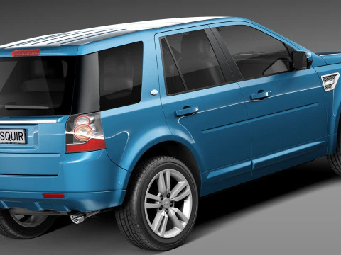 Land Rover Freelander 2 2013 3D Model