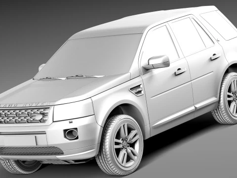 Land Rover Freelander 2 2013 3D Model