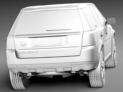 Land Rover Freelander 2 2013 3D Model