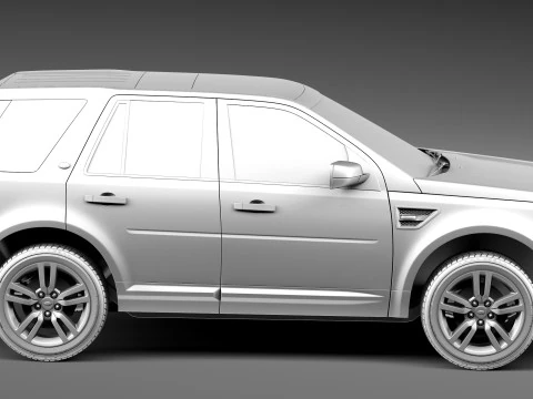 Land Rover Freelander 2 2013 3D Model