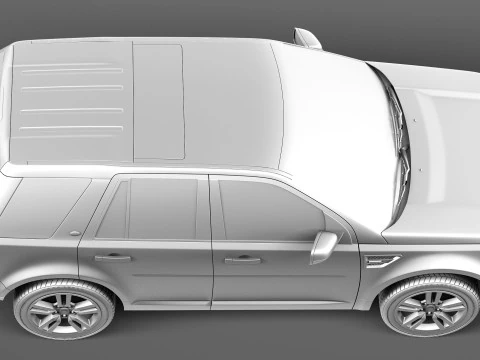 Land Rover Freelander 2 2013 3D Model