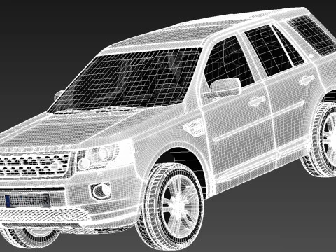 Land Rover Freelander 2 2013 3D Model