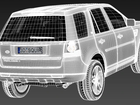 Land Rover Freelander 2 2013 3D Model