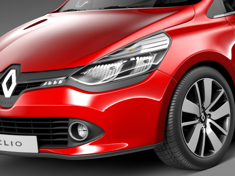 Renault Clio Estate 2013 3D Model