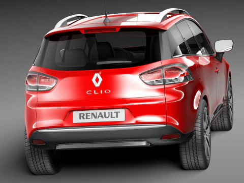 Renault Clio Estate 2013 3D Model