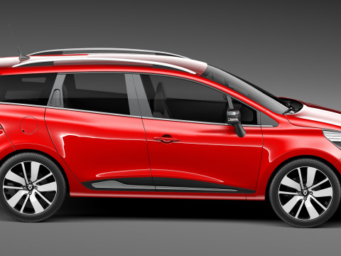 Renault Clio Estate 2013 3D Model