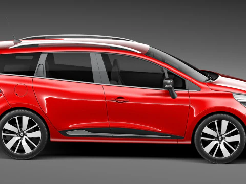 Renault Clio Estate 2013 3D Model