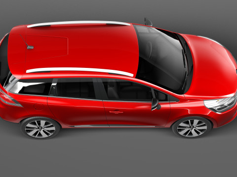 Renault Clio Estate 2013 3D Model