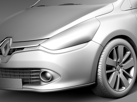 Renault Clio Estate 2013 3D Model