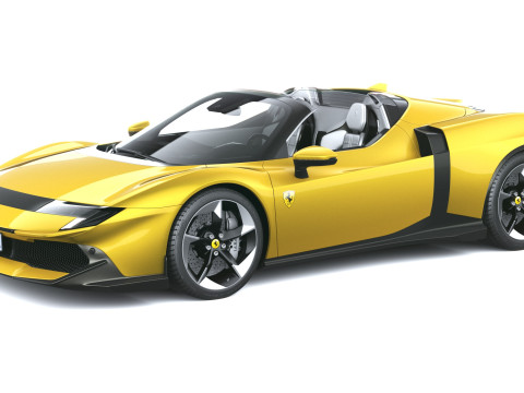 Ferrari 849 Testarossa Spider 2026 Model 3D