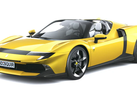 Ferrari 849 Testarossa Spider 2026 3D Model