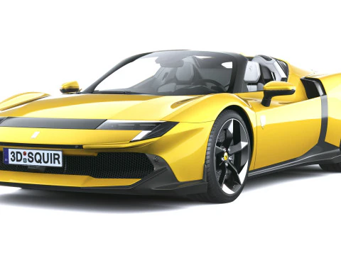 Ferrari 849 Testarossa Spider 2026 3D Model