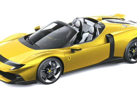 Ferrari 849 Testarossa Spider 2026 3D Model