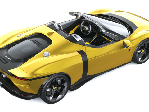 Ferrari 849 Testarossa Spider 2026 3D Modell