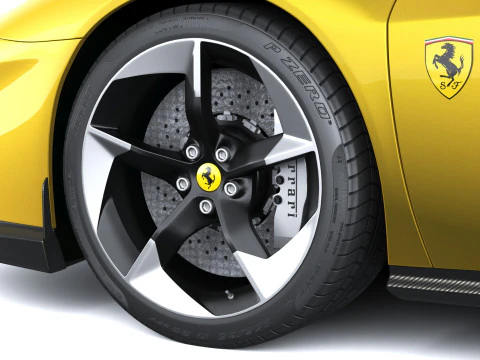 Ferrari 849 Testarossa Spider 2026 3D Model