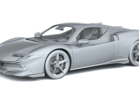 Ferrari 849 Testarossa Spider 2026 3D Model