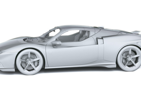 Ferrari 849 Testarossa Spider 2026 3D Modell