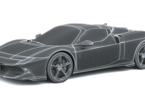 Ferrari 849 Testarossa Spider 2026 3D Model