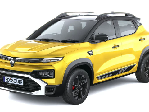 Renault Kiger 2026 3D Model