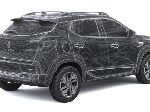 Renault Kiger 2026 3D Model