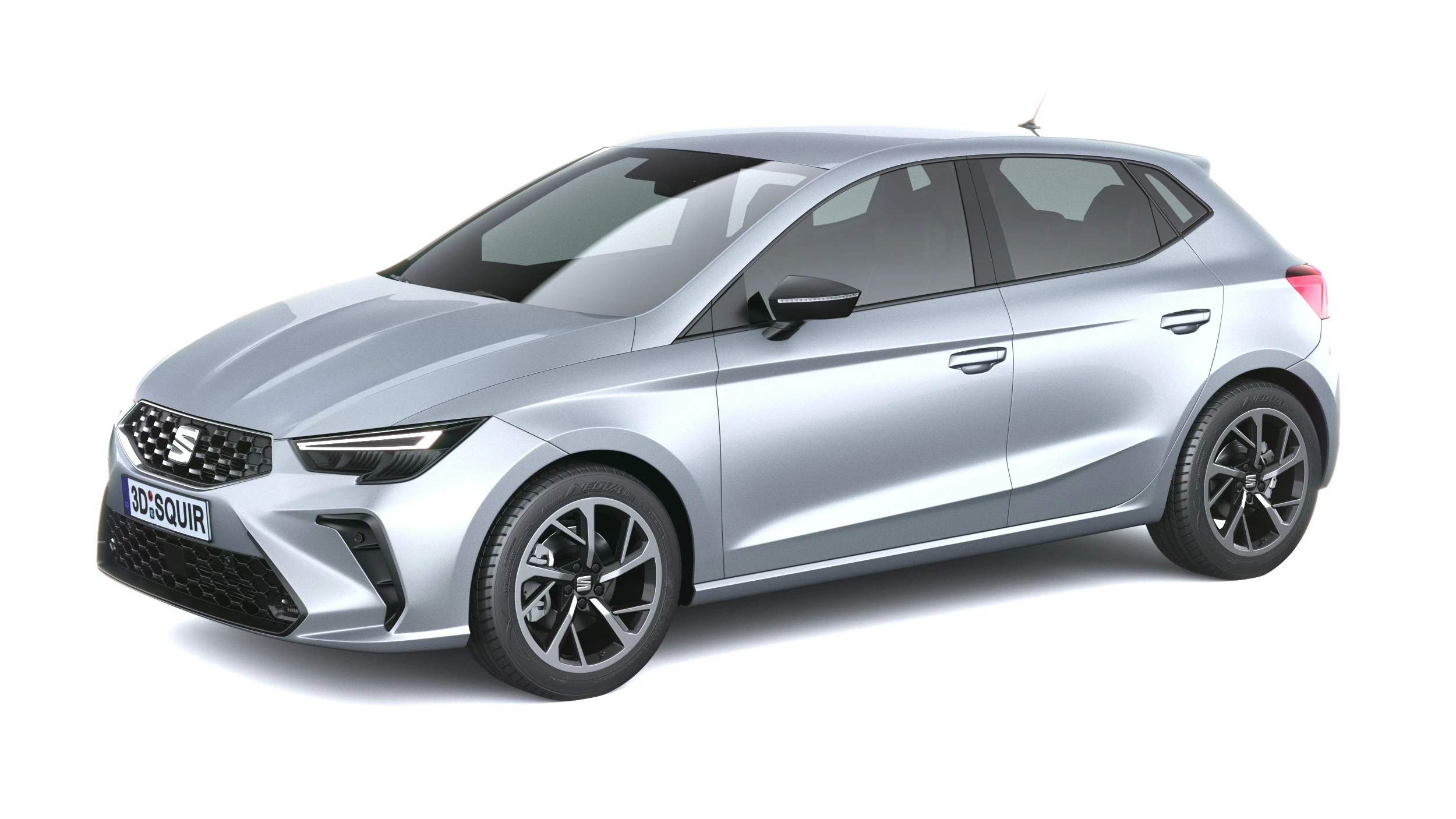 Seat Ibiza 2026 3D Model .c4d .max .obj .3ds .fbx .stl .blend 
