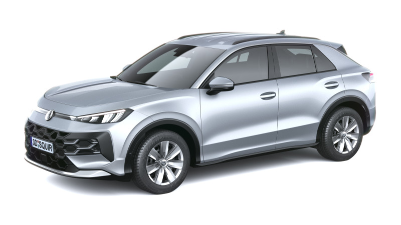 Volkswagen T-Roc Trend 2026 3D Model .c4d .max .obj .3ds .fbx .stl .blend 