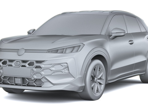 Volkswagen T-Roc Trend 2026 3D Model