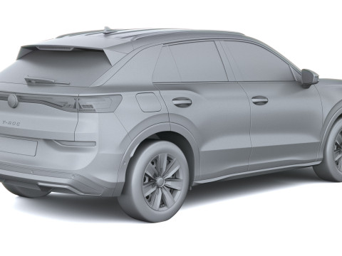 Volkswagen T-Roc Trend 2026 3D Model