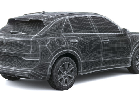 Volkswagen T-Roc Trend 2026 3D Model